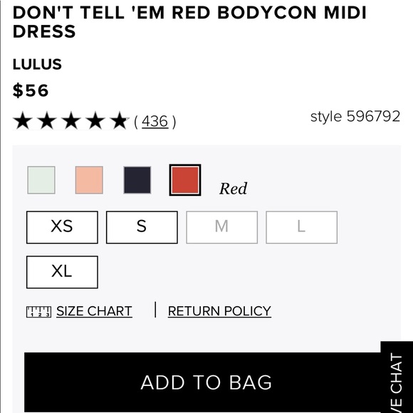 Lulus midi body con dress in red - Picture 7 of 8